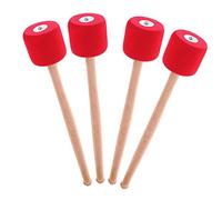 DRESSOOS 2paia Bacchette Per Grancassa Teste in Schiuma Eva Bacchette Per Batteria Martello Strumento Percussione Accessorio Per Banda