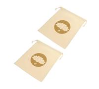 DRESSOOS 2pezzi Borsa Ciotola Canto Tibetana in Cotone Lino Resistente Con Coulisse Per Meditazione Buddhista Custodia Protettiva Compatta e Facile Da Pulire Per Accessori Yoga