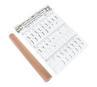 DRESSOOS 2pezzi Clarinet Finger Guide Chart Chord Learning Aid Per Principianti Per Chitarra Rivestita Per Studenti e Insegnanti