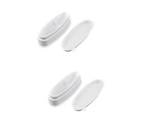 DRESSOOS 2pezzi French Style Nails Dipping Powder Box Contenitore Per Per Unghie Strumento Manicure Bianco Per Nail Art Per Uso Professionale e Domestico