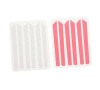 DRESSOOS 2pezzi Kit Di Tamponi Per Sollevamento Ciglia Silicone Riutilizzabili Strumento Makeup Per Ciglia Curvate e Fatte Casa Rosa e Bianco Adatti Tutti Tipi