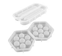 DRESSOOS 2pezzi Mold Per Scatole Porta Dadi Resina Con Coperchio Molds Silicone Per Creazioni Fai Da Te Hexagon Dice Box Per Conservazione e Decorazione Dadi Resina Epossidica