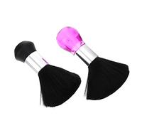 DRESSOOS 2pezzi Spazzola Per Capelli Spezzati Da Parrucchiere e Barbiere Di Impugnatura Comoda Testina Liscia e Materiale Per Pulire Efficacemente i Capelli Dopo Taglio