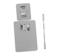 DRESSOOS 2sets Mini Palette Inossidabile Per Nail Art Miscelazione Colori Per Professionisti Pratici Per La Modulazione Dei Colori
