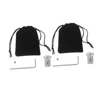 DRESSOOS 2sets Piedi Per Diapason Per Meditazione Accessori Per Tuning Fork Design Leggero e Portatile Per Esperienze Di Meditazione Migliorate e Yoga