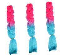 DRESSOOS 3 Pezzi Di Copricapo Con Treccia Finta Di Sfumato Per Donne E Ragazze Accessori Per Da Usare Nel Tempo Pesca