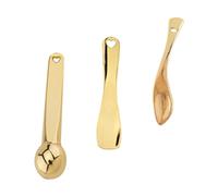 DRESSOOS 3 Pz Strumenti Per La Cura Della Pelle Del Viso Facciale Mano Gelatina Crema Per Il Viso Per Le Donne Spazzola Mini Cosmetici Golden Lega Di Zinco (Esterno Placcato in Oro)