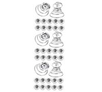 DRESSOOS 36pezzi Eleganti Fermagli Per Con Strass Accessori Per Acconciature Per Donne e Bambine Per Matrimoni e Feste