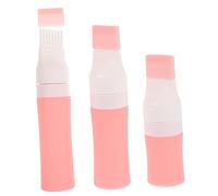 DRESSOOS 3pezzi Flessibili e Leggeri in Silicone Per Shampoo Bagnoschiuma Lozione e Altri Toeletta Per Viaggi Lavoro e Attività All