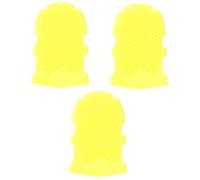 DRESSOOS 3pezzi Guanto Massaggiante Per Doccia Alimentare Scrub Doppia Faccia Per Pulizia e Massaggio Della Colori Casual Adatto Tutti Sicuro e