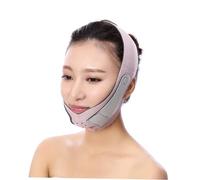 DRESSOOS 3pezzi Maschera Lifting v Faccia Bandage Per Masseter e Sottogola Supporto Per Testa Design Elasticizzato Colore Rosa Per Visage Snello e Firmato