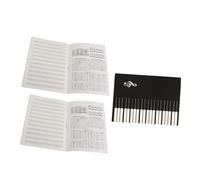 DRESSOOS 3pezzi Per Libro Di Notazione Musicale Per Chitarra e Pianoforte Per Esercizi Musicali Portatile e Resistente All Inchiostro