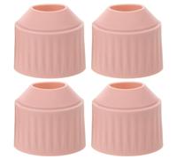 DRESSOOS 4 copri pomelli per porte in silicone, antiurto, per anziani, per aprire facilmente le porte, antiscivolo, ausili per la vita quotidiana, colore rosa