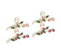 DRESSOOS 4 Pezzi Fermagli Per Alla Fragola Fermagli Per Alla Fragola Per Per Ragazze Per Antiscivolo Per Alla a Per A Mascella Per Da