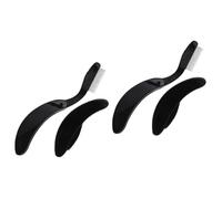 DRESSOOS 4 Pz pettine per sopracciglia pieghevole pennello per separare le ciglia separatore di spazzole per ciglia makeup kit scovolino ciglia pettini per sopracciglia riutilizzabili pp