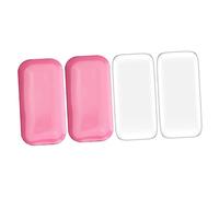 DRESSOOS 4Pcs Silicone Freside Adesivo Sollevaggio Delle Ciglia Degli Appuntamenti Rosa Rosa Aiuto Per Ciglia False