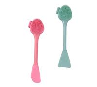 DRESSOOS 4pezzi Spazzola Per Pulizia Viso Silicone Di Pennelli Per Applicazione Maschera e Rimozione Makeup Facile Da Usare Design Portatile Per Della e Bellezza