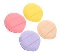 DRESSOOS 4pezzi Spugnette Makeup Spugne Rotonde Per Fondotinta Applicatore Makeup Schiuma Per Uso Secco e Umido Facili Da Pulire Comfort Ottimale Per Casa e Saloni Di Bellezza