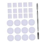 DRESSOOS 56 Pezzi Tavolozza Trucco Magneti Forniture Macchina Armadietto Adesivi Magnete Pulsanti Tavolozza Cosmetica Vuota Spillo Perni Metallo Tavolozza Acciaio Inossidabile