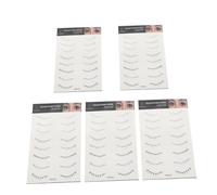 DRESSOOS 5fogli Sticker Per Ciglia Inferiori Adesivi Makeup Per Donne Per Ciglia Finti Facili Da Applicare e Impermeabili Per Eventi e Occasioni Speciali