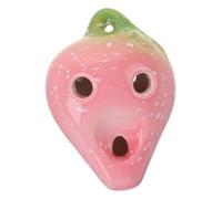 DRESSOOS 6 Ocarina Alla Fragola Piccola Ocarina Giocattolo Strumento Strumento Per Bambini Ocarina Principianti Strumento A Fiato Per Esercitarsi Ocarina Presente Strumento Musicale