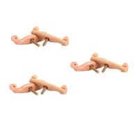 DRESSOOS 6 Pezzi Accessorio Per La Sostituzione Del Violino Sintonizzatore Strumenti Composto Di Piroli Di Violino Spalla Tutore Di Supporto Per La Spalla Light Brown Gel Di Silice Naturale