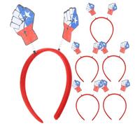 DRESSOOS 6pezzi Cerchietti Cile Accessori Festivi Per Eventi Patriottici Cerchietti Decorativi Per Celebrazioni Nazionali e Feste Di Compleanno