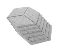 DRESSOOS 6pezzi Pannelli Fonoassorbenti Per Pareti Pannello Acustico Imbottito Isolamento Acustico Pannello Autoadesivo Da Parete Fonoassorbente Per Studio