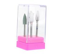 DRESSOOS 7 Pz testa di macinazione pedicure fake nails limette per unghie nail gel punte per trapano per unghie arte punta da trapano per unghie testina per lucidare le unghie quarzo