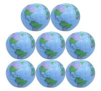 DRESSOOS 8 Pezzi Pallone da Spiaggia Gonfiabile a Forma di Globo in Pvc, Leggero e Galleggiante per Piscina, Gioco Estivo per Feste e Divertimento in Acqua