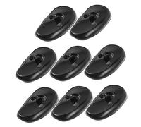 DRESSOOS 8 Pezzi Paraorecchie Protettore Termico Dell'orecchio Protettore Del Calore Dei Copertura Dei Protezioni Per Le Orecchie Riutilizzabili Gomma Gel Di Silice Black