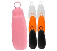 DRESSOOS 8pezzi Manicotti in Silicone Antigoccia Per Bottiglie Da Viaggio Elastici Protezione Morbida e Flessibile Per Shampoo Doccia e Lozione Per Kit Bagno Da Viaggio