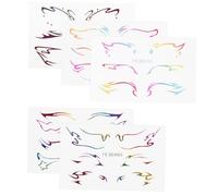 DRESSOOS Adesivi Temporanei in Stile Coreano Eyeliner A Farfalla Ombretto Decalcomanie Per Il Trucco Per Donne E Ragazze 5 Pezzi
