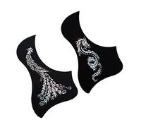 DRESSOOS Adesivo Protettivo Per Chitarra Da 41 Pollici Battipenna Autoadesivo Per Chitarra Piastra Antigraffio Confezione Da 2 Elegante Decorazione Per Chitarra