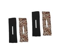 DRESSOOS Anello Per Bandana 4 Pz a Torsione Macchina Per Flessibile Strumento Forcina Accessori Per Modellatore Per Chignon Bandane Per Molletta Black