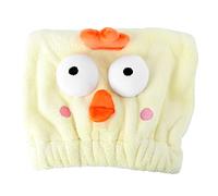 DRESSOOS Asciugamano Per Adorabile Cappello Per Asciutti A Forma Di Piccione Cuffia Per La Doccia Assorbente Per Uso Quotidiano