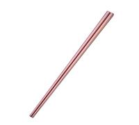 DRESSOOS Bacchette per Sushi in Acciaio Inossidabile 304 Color Oro, Riutilizzabili Superficie Liscia e Forma Quadrata, per Principianti e Alimenti come Riso