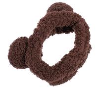 DRESSOOS bandana bandane headband face tape fascia per lavare il viso gruppo musicale costume da orso fascia per orecchio animale fasce per il lavaggio del viso per le donne tessuto Coffee