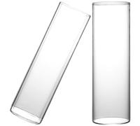 DRESSOOS Bicchieri da Cocktail Bicchieri da Drink Quadrati e Rotondi Set 2 600ml in Vetro Design Creativo e Facile da Usare, per Party e Discos Riutilizzabile