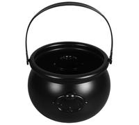 DRESSOOS Calderone della Strega Nero in Plastica Secchio per Caramelle Halloween Decorativo e Organizer Giocattoli per Feste a Tema Halloween