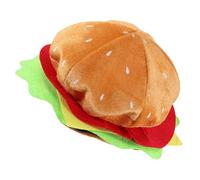DRESSOOS Cappello Hamburger Cosplay da Performance, Leggero e Comodo | Cappelli da Cuoco, Cappello da Costume per Danza e Capodanno, Copricapi da Festival Non Tessuto
