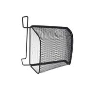 DRESSOOS Cestino da Appendere Multifunzione per Ufficio in Ferro Nero senza Fori Gancio Resistente Organizer da Scrivania per Spazio Ufficio Ordinato