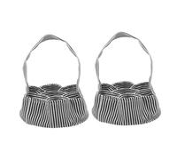 DRESSOOS Cesto per Raccolta Uova da 2 Sacchetti con 7 Scomparti, Piccolo e Leggero, Cestino Portatile per Uova Fresche da Fattoria, Organizzatore per Cucina e Raccolta Quotidiana