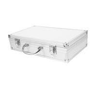 DRESSOOS Cofanetto Protettivo Per Microfoni Portatile Con Maniglia Custodia Per Microfoni Senza Filo Organizzatore Per Accessori Per Viaggi e Domestico