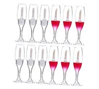 DRESSOOS Confezione Da 12 Tubi Per Lucidalabbra Eleganti Bottigliette in Da Vino A Prova Di Perdite Riutilizzabili Per I Viaggi