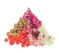 DRESSOOS Confezione da 40 realistici finti modelli di bistecche di manzo, finte granella di cibo realistico, fette di carota e cipolla simulate in miniatura, accessori per il cibo della casa delle