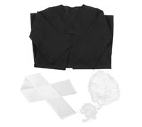 DRESSOOS Costume da Giudice e per Set Ruolo Professionale Materiale in Poliestere Traspirante Accessorio per Feste e Giochi Ruolo