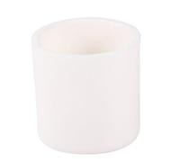DRESSOOS Crogiolo Cilindrico Resistente ad Alte Temperature da 30ml in Ossido di Alluminio Elevata Resistenza per Fusione di Argento e Alluminio in Materiali da Costruzione