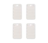 DRESSOOS Cunei Livellanti in Plastica per Mobili e Divani 4 Pezzi Chiari | Antiscivolo, Facili da Installare, Rialzo e Bilanciamento per Case e Hotel, Accessori per Mobili