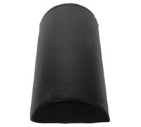 DRESSOOS Cuscino Ergonomico a Mezzaluna in Memory Foam per Gambe, Riduce Affaticamento Piedi, per Centri Estetici e Massaggi, Colore Nero, Materiale Pu